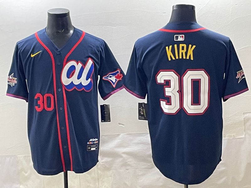 Men 2025 Toronto Blue Jays #30 Kirk Drak Blue All star Nike MLB Jersey style 03